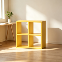 Meuble de rangement commercial modulaire en métal, présentoir en cubes, idéal pour le salon et le bureau