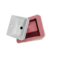 Moule en silicone simple pour lavabo rond en fibre de verre et béton, moule en silicone pour lavabo ovale en résine, moules en silicone pour lavabo en céramique de salle de bain