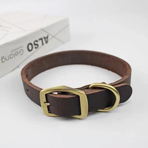 Collier réglable pour chiens de petite, moyenne et grande taille, berger allemand, <span class=keywords><strong>malinois</strong></span>, S M L XL, noir et marron - Product Image 4
