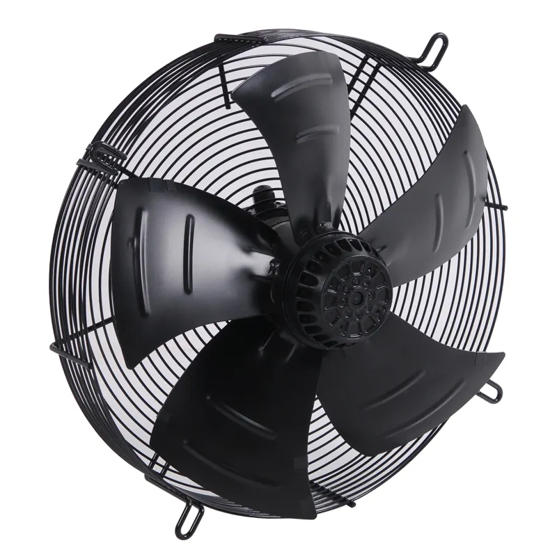 Ventilador axial externo do rotor do fluxo do ac de 400mm ventilador axial para o evaporador