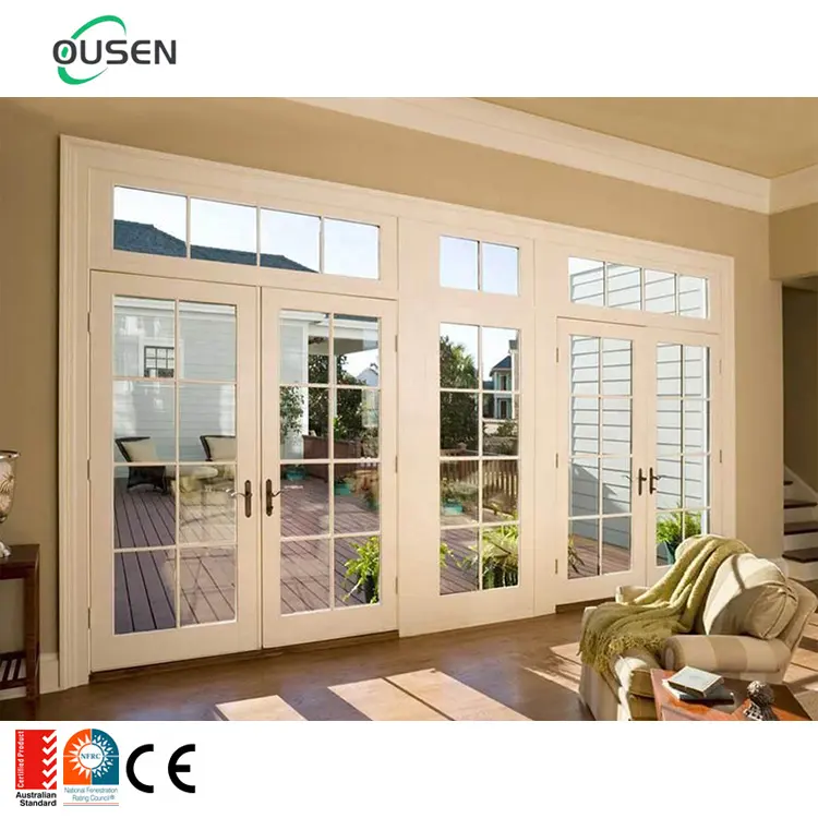 Composite nhà hiện đại nội thất phòng tắm casement kính cửa sổ và cửa ra vào PVC an ninh với kính