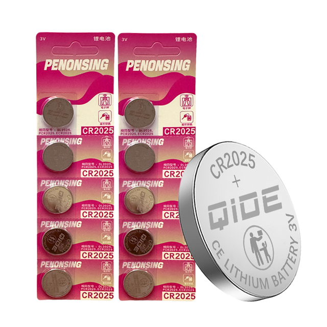Hot Sale CR2016 Battery 3V CR2025 CR2032 Lithium Button Cell Battery for Car Remote Battery
