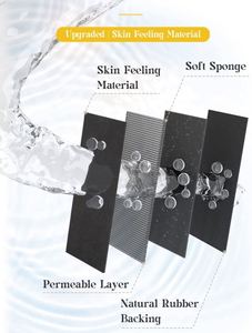 Absorbent Antimicrobial Stain Resistant Non-Slip Cushioned Quick Dry Reversible <b>PET</b> Friendly Polyester Modern <b>Bath</b> Mats - Product Image 4