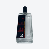 Autocollant cosmétique personnalisé en feuille d'or étiquette de logo de bouteille de verre de parfum