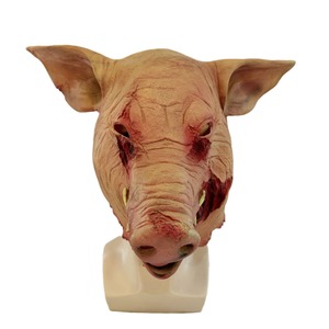 Effrayant Animal Latex <span class=keywords><strong>Masque</strong></span> Halloween Costume Cosplay Props Sanglant Tête De <span class=keywords><strong>Cochon</strong></span> Boucher <span class=keywords><strong>Horreur</strong></span> Adulte Tête <span class=keywords><strong>Masque</strong></span> - Product Image 1