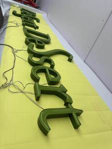 Letras Esféricas Luminosas de Gelatina de Cristal de Colores, Acero Inoxidable, Acrílico, Acabado Arenado, Directo de Fábrica - Product Image 4