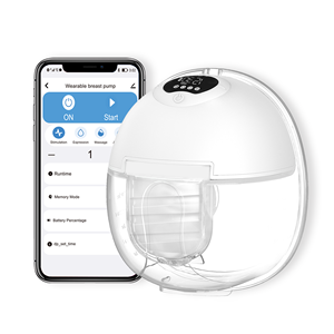 Bán Hot bơm vú ứng dụng với chức năng Bluetooth 4 chế độ 12 cấp độ xách tay tay miễn phí Silicone Wearable S39 bơm vú - Product Image 1