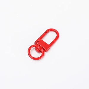 Màu sắc <span class=keywords><strong>Snap</strong></span> móc kim loại Keychain chia vòng chìa khóa với chuỗi DIY Túi Khóa Phụ Kiện Bán buôn Dog Clips D keyrings - Product Image 6
