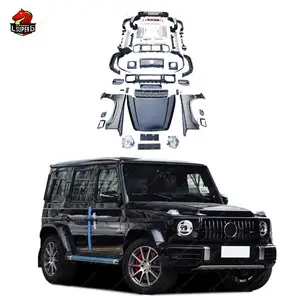For Suzuki Jimny Upgraded to G63 Body Kit with front rear bumper wheel brow engine hood grills fender side skirt headlight kit
