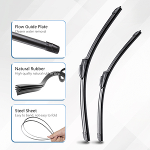 Cần gạt nước ô tô không tiếng ồn, phụ kiện ô tô, loại phổ thông, không khung, bán buôn - Product Image 3
