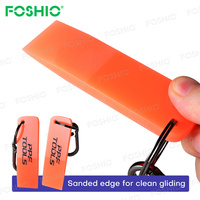 Foshio Outils de pose de film teinté pour voiture avec logo personnalisé, raclette PPF, porte-clés cadeau