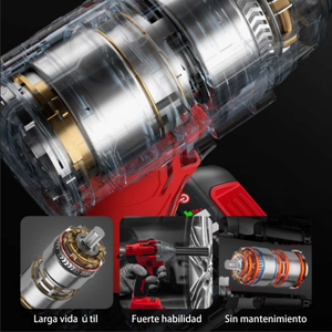 Llave de Impacto Eléctrica Inalámbrica de Grado Industrial 20V Motor sin Escobillas Batería de Ion de Litio Llaves de Torsión y Potencia - Product Image 3