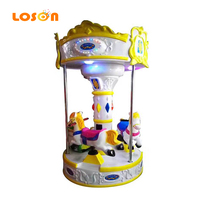Manège électrique pour enfants à 3 places, mini carrousel, manège pour enfants, jeux d'intérieur