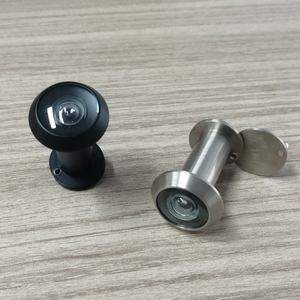 Robuster Moderner 180-Grad-Türspion mit Drehbarer Sichtschutzabdeckung aus Messing, Kunststoff und Zink mit Glaslinse - Product Image 5