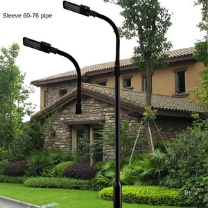 Poteau d'éclairage public en alliage d'aluminium LED IP65 Garantie 10 ans Contrôle par détecteur de mouvement Personnalisable 60-76 poteaux disponibles - Product Image 6