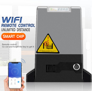 Moteur <span class=keywords><strong>de</strong></span> portail coulissant intelligent FUBEI en aluminium avec Wi-Fi et télécommande, 800 kg, 370 W, pour portail <span class=keywords><strong>de</strong></span> villa et patio extérieur - Product Image 6