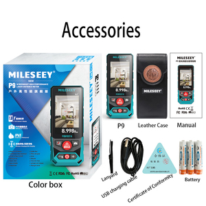 Mileseey P9 Máy Đo Laser Điểm Tới Điểm Đầy Màu Sắc Ngoài Trời Máy Ảnh Chụp Màn Hình Siêu Máy Đo Khoảng Cách Laser 400M - Product Image 6