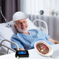 Appareil de luminothérapie cérébrale Suyzeko 810nm Stimulation des neurones 40HZ Thérapie par lumière infrarouge gamma Casque pour Parkinson