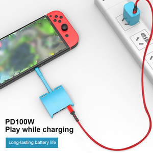 Nouveau Hub USB 3.0 C à 3 ports, <span class=keywords><strong>adaptateur</strong></span> convertisseur de chargeur Type-C vers 4K HD PD100W pour Nintend Switch - Product Image 5