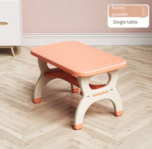 Nuovo Tavolo per Compiti in Plastica per Bambini Facile <span class=keywords><strong>da</strong></span> Montare Scrivania per Studio Set Scrivania e Sedia per l'Apprendimento dei Bambini - Product Image 4