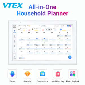 <span class=keywords><strong>Calendrier</strong></span> numérique intelligent Android 10,1 pouces Whale APP pour la gestion familiale, affichage quotidien, hebdomadaire, mensuel, planification des repas - Product Image 3