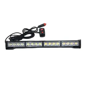 lkt Ultra bright 4*4led12v lightbar stick exterior mount emergency vehicle warning lightbar truck car flash strobe light bar