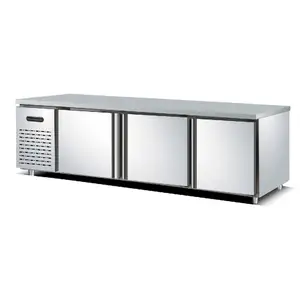 Endüstriyel ticari otel restoran çekmece masa dondurucu mutfak 4 çekmeceler counter haltı buzdolabı Chiller
