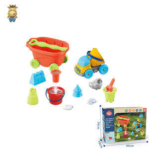 Juego de Juguetes de Playa de Plástico para Niños, 14 Piezas, Incluye Coche de Juguete y Molde de Hormigonera - Product Image 5