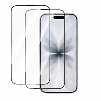 Film en verre trempé HD 2.5D transparent anti-rayures pour protection d'écran de téléphone portable iPhone 17 16 Pro