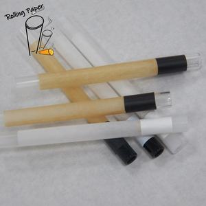 Customized brand logo unbleached brown rice paper glass cigarette cone extra large smoking <b>roll</b> paper - Product Image 6