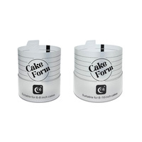 Moules à gâteau ronds et carrés de 4, 5, 6, 8, 10 pouces, emballages pour pâtisserie, moules à mousse, outils de pâtisserie, séparateurs de gâteaux, kit de pâtisserie