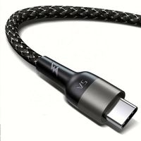Câble USB de charge rapide 5A, transfert de données micro, câble USB mobile