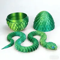 Premium 3D Printed Snake Egg Fidget & Puzzle Toy, Eco-PLA Material FDM Printed for Stress Relief & Desk Fun