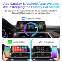 Módulo de Actualización Rhythm CarPlay para Sistema BMW EVO MGU, Conexión Inalámbrica y por Cable, Sistema Dual Android Auto