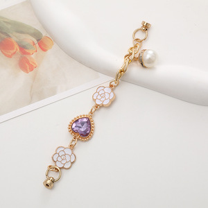 <span class=keywords><strong>Chaîne</strong></span> <span class=keywords><strong>de</strong></span> <span class=keywords><strong>téléphone</strong></span> en forme <span class=keywords><strong>de</strong></span> cœur-Bracelet suspendu réglable pour femme, bijoux pour étui <span class=keywords><strong>de</strong></span> <span class=keywords><strong>téléphone</strong></span> DIY - Product Image 5