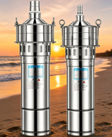 Pompe submersible multi-étages en acier inoxydable, pompe à eau haute pression, pompe centrifuge, pompe de surpression, pompe à vide 2HP 4HP