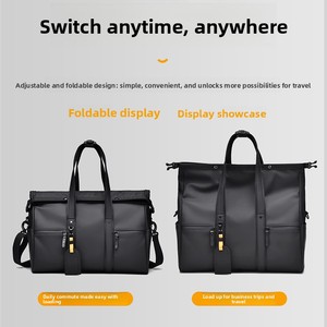 Large-capacity Waterproof Tote Travel <strong>Bag</strong> Business Commute Lightweight Luggage Wet-dry Separation Sports Gym <strong>Bag</strong> Polyester - Product Image 3