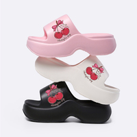 Cherry Design sandales à talons pour femmes haute plate-forme été dames sandales à semelles compensées poids léger diapositives pantoufles temps chaud chaussure