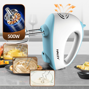 HALEY Meilleure vente <span class=keywords><strong>Mini</strong></span> batteur électrique à œufs 5 vitesses pour cuisine, mélangeur à gâteaux et crochets, mélangeurs alimentaires de qualité - Product Image 3