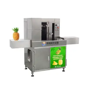 Industrial automatic melon papaya pumpkin peeling machine pineapple peeler core remove splitting machine