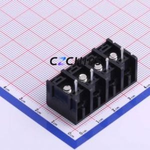 HB9500-9.5-4P Barrier Terminal Block Through hole Component (THT),P=9.5mm Connector Three Sides 9.5mm 1x4P Straight Pin - Product Image 2