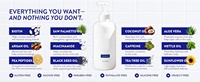 Shampoo anti-chute à la noix de coco et à la vanille pour cheveux clairsemés, bloqueur de DHT à la biotine, shampooing sans danger pour la couleur pour la perte de cheveux et des cheveux sains