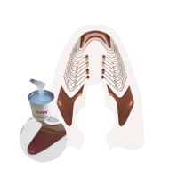 Tinta Sablon Silikon untuk Bagian Atas Sepatu dan Kaos Kain dengan Efek Embossing Mengkilap 3D dan Ketahanan Warna Tinggi