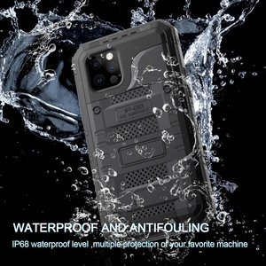 Étui étanche Wolf Warrior pour téléphone compatible avec <span class=keywords><strong>iPhone</strong></span> 14/7/11/12/13/X/<span class=keywords><strong>XR</strong></span> Outdoor Sports Metal Protective 7 Plus <span class=keywords><strong>XR</strong></span> - Product Image 6
