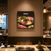 Écran LCD carré mural de 22, 26,5 et 33 pouces, machine publicitaire 1920x1920 Android Wi-Fi pour la présentation en fleuriste ou en magasin de fleurs