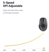 Ratón Láser Inalámbrico Inteligente con IA de 2.4G para Juegos, con Retroiluminación LED RGB, Batería Recargable, DPI Ajustable, Seguimiento Óptico, en Stock