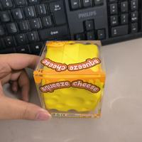 Juguete de descompresión de rebote lento con simulación de queso explosivo transfronterizo, artefacto creativo para amasar y aliviar el estrés, para cualquier momento