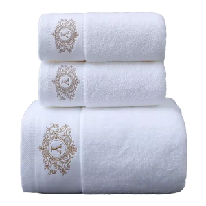 Luxury 100% Egyptian Cotton Quick-Dry Antimicrobial <strong>Towel</strong> <strong>Set</strong> Disposable for <strong>Bath</strong> Hotel Use Adult Size Gift - Product Image 3