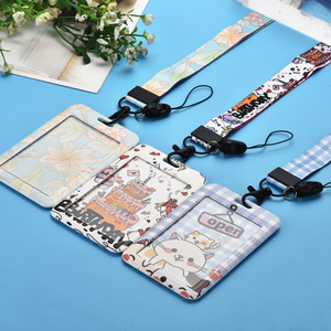 Customized Printed Lanyard Card Holder Combo Promotional Lanyard for Business Name Badge