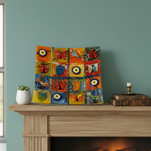 Plaques d'art Fusion de différentes tailles 14cm 18cm 23cm - Product Image 3